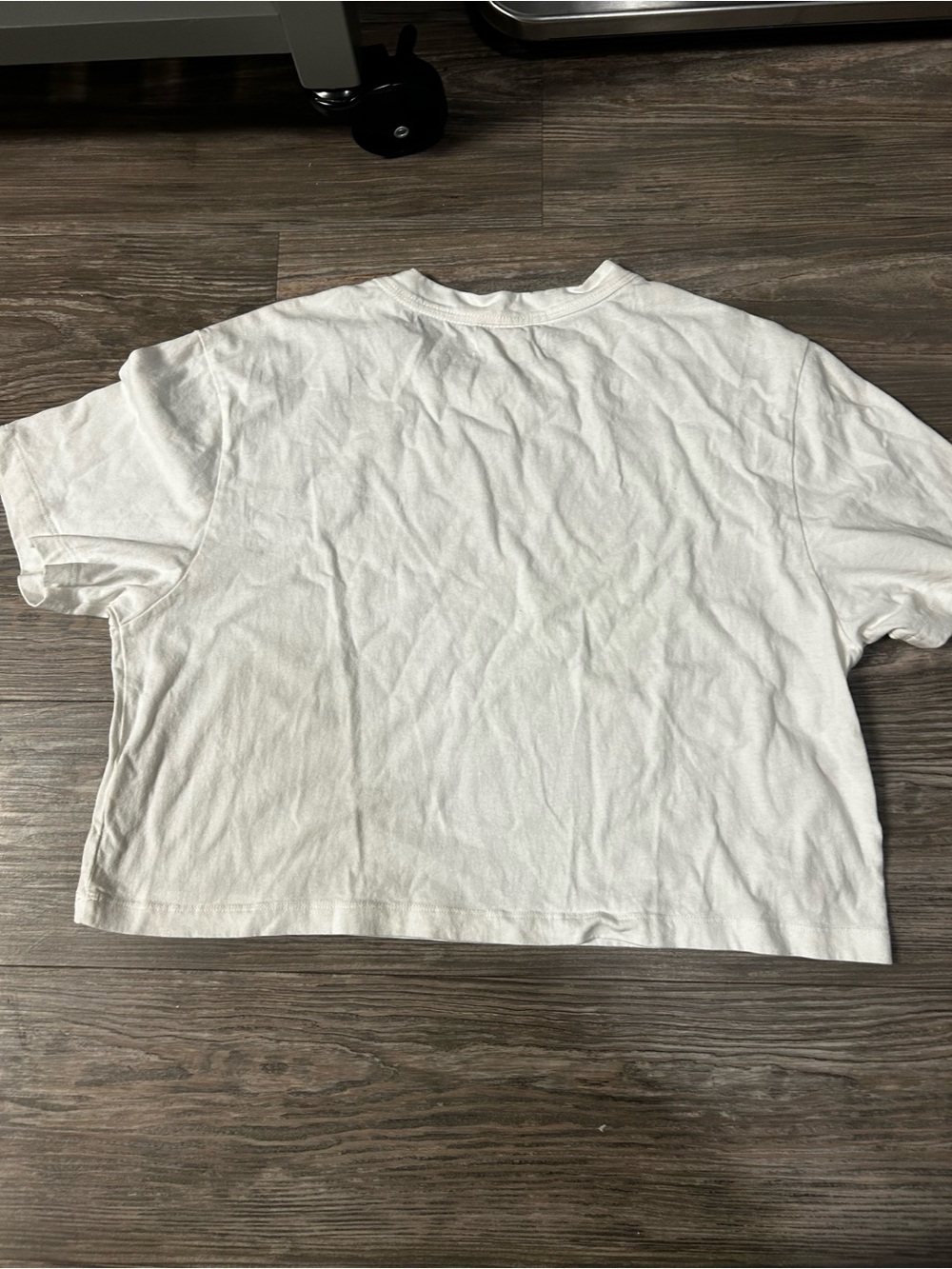 Rustler White Crewneck Tee with Subtle Script Accent - Picture 3 of 3